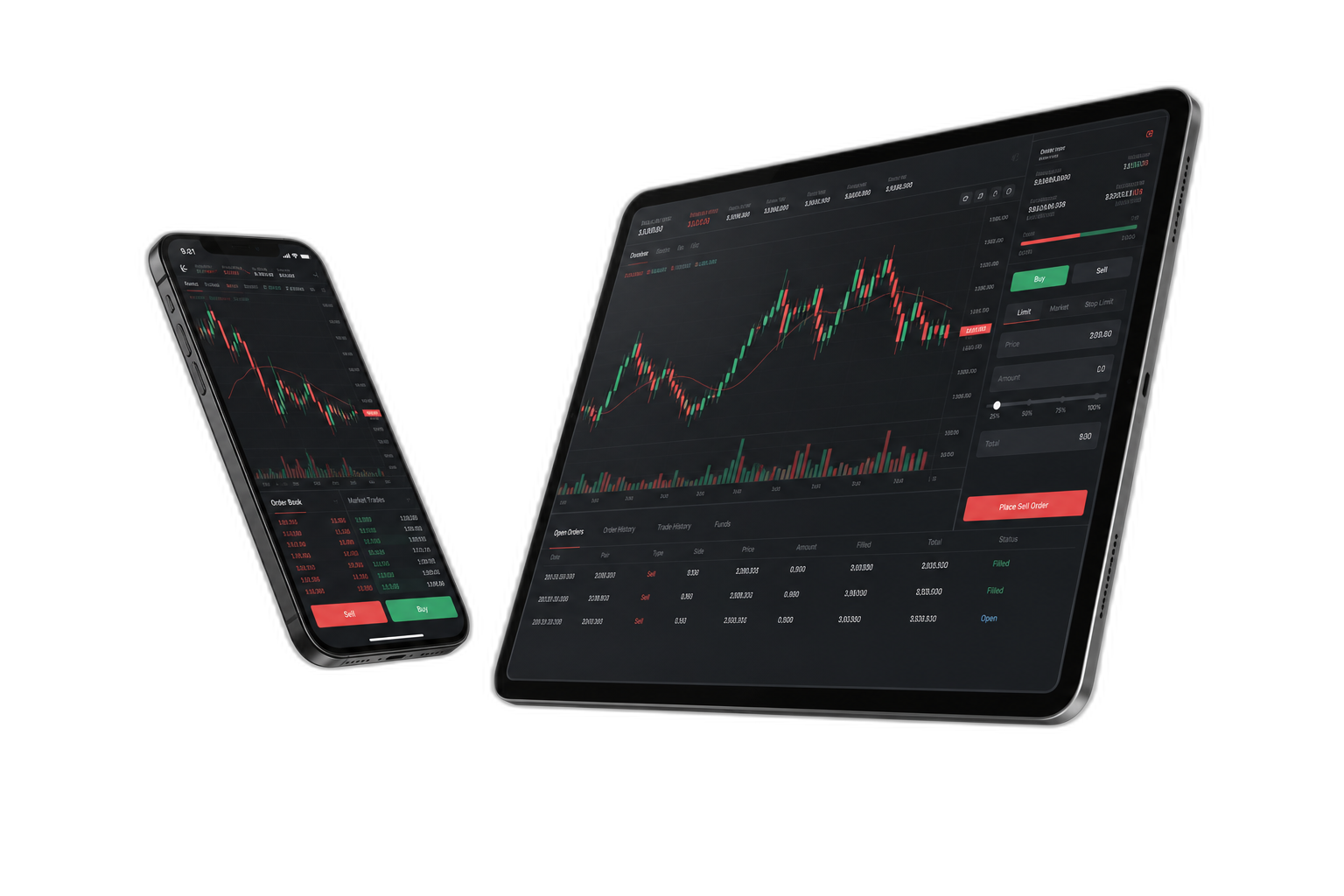Mobile trading app